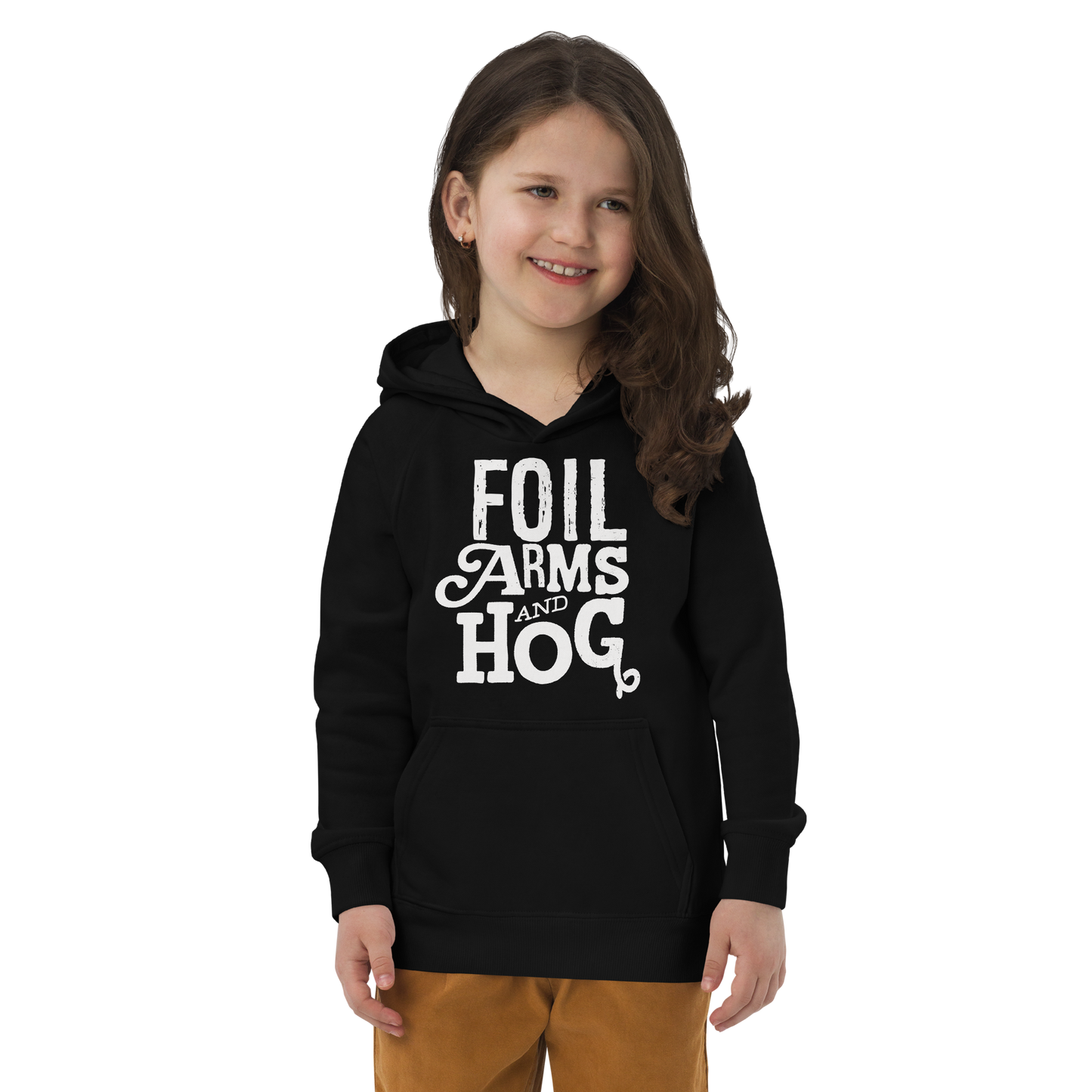 FOIL ARMS & HOG – New Title Logo Hoodie (Kids)