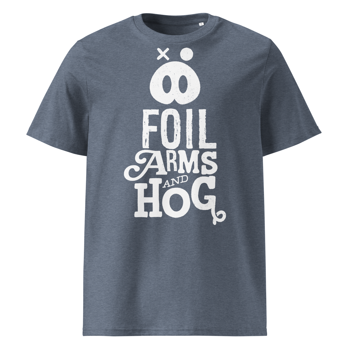 FOIL ARMS & HOG – New Logo front Tee (Adults)