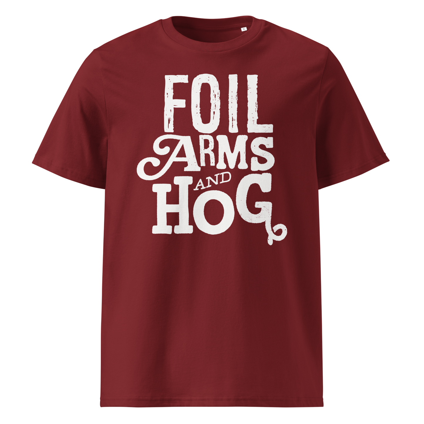 FOIL ARMS & HOG – New Title Logo front Tee (Adults)