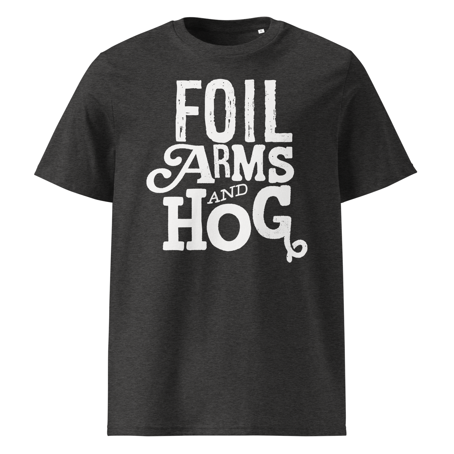 FOIL ARMS & HOG – New Title Logo front Tee (Adults)