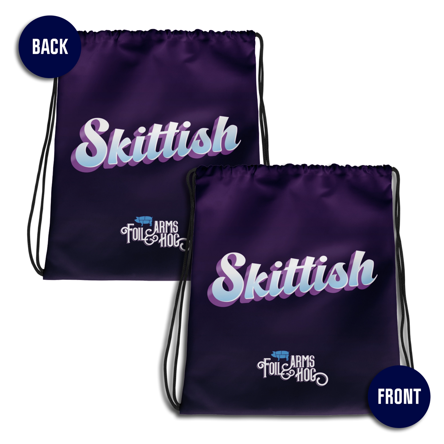 Skittish – Logo Drawstring Bag