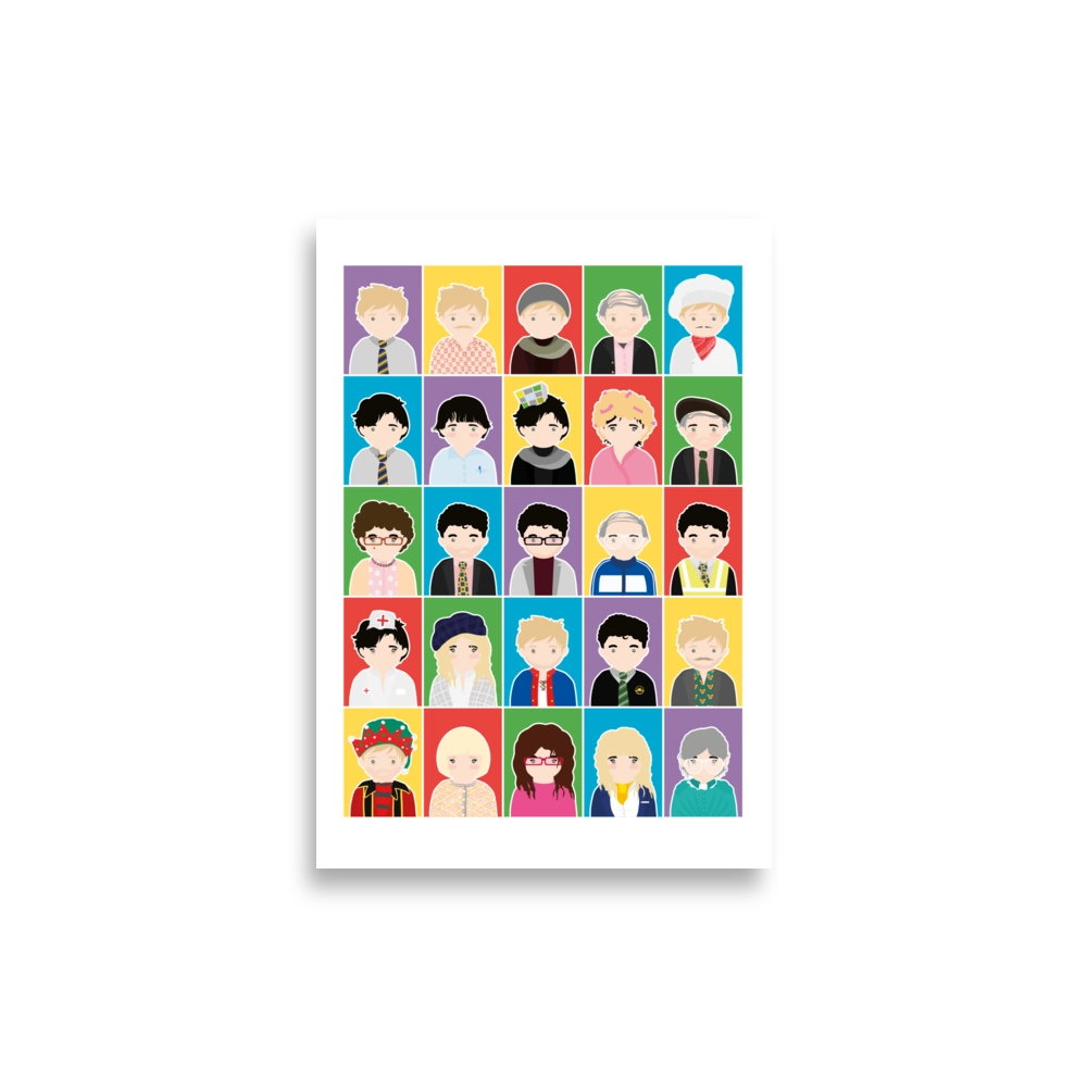 Sketch Characters – Print 21x30 cm