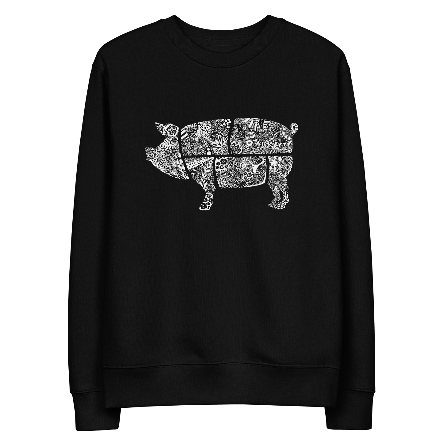 Floral Pig – Jumper (Adults)