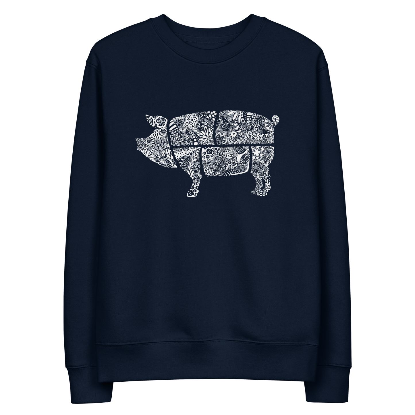 Floral Pig – Jumper (Adults)
