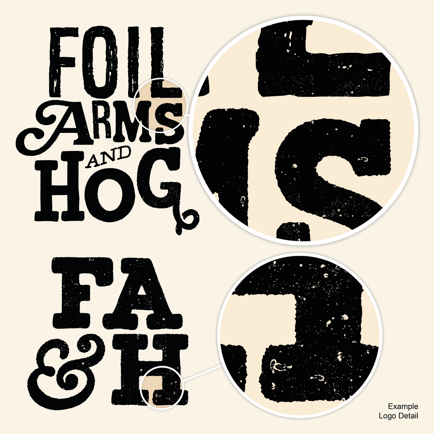 FOIL ARMS & HOG – New Title Logo Hoodie (Kids)