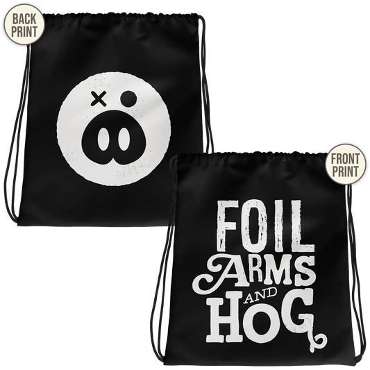 FOIL ARMS & HOG – New Logo Drawstring bag