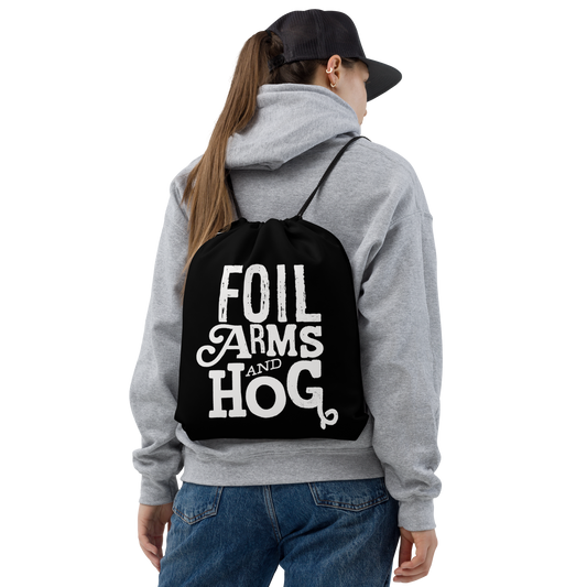 FOIL ARMS & HOG – New Logo Drawstring bag