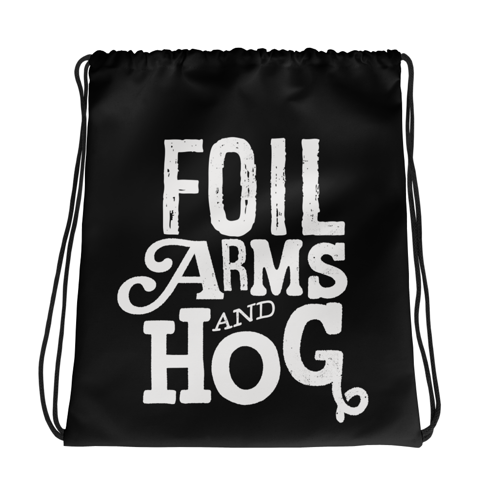 FOIL ARMS & HOG – New Logo Drawstring bag