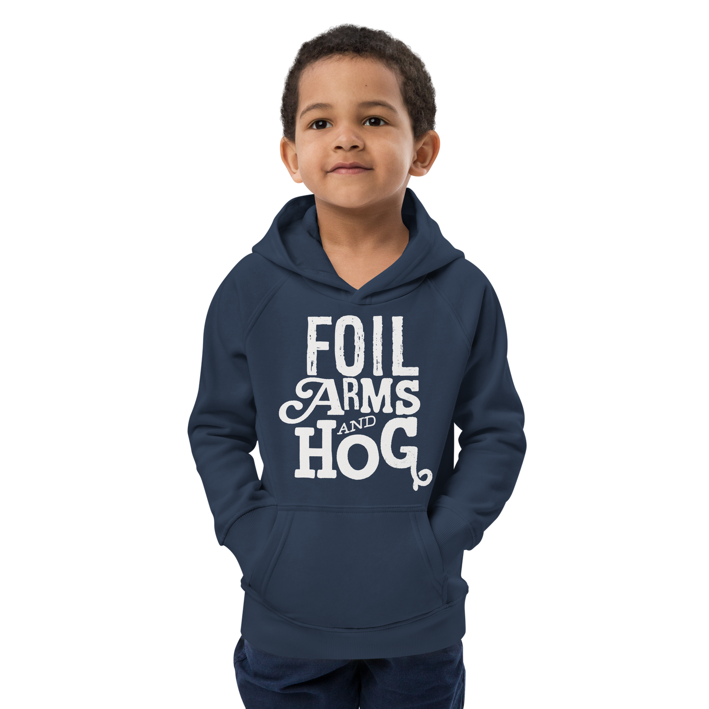 FOIL ARMS & HOG – New Title Logo Hoodie (Kids)