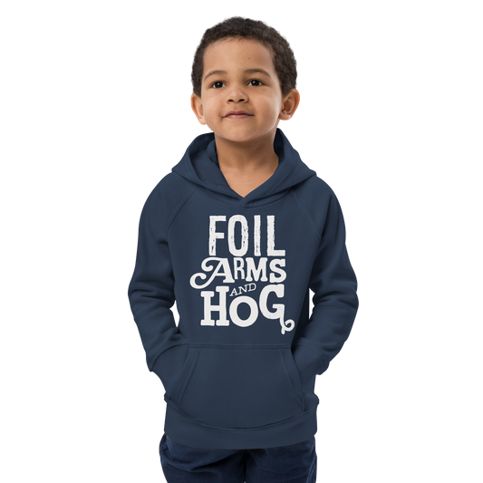 FOIL ARMS & HOG – New Title Logo Hoodie (Kids)