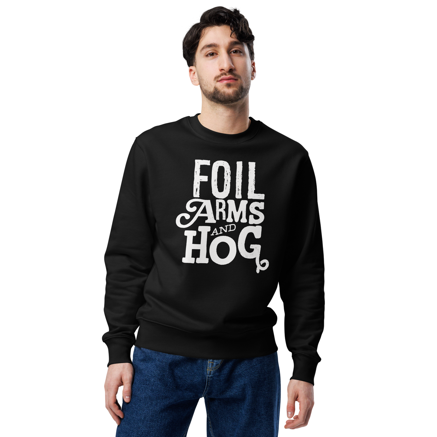 FOIL ARMS & HOG – New Title Logo front Jumper (Adults)