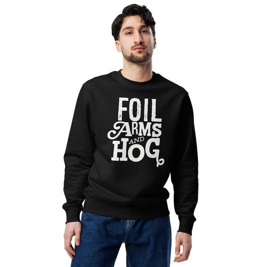 FOIL ARMS & HOG – New Title Logo front Jumper (Adults)