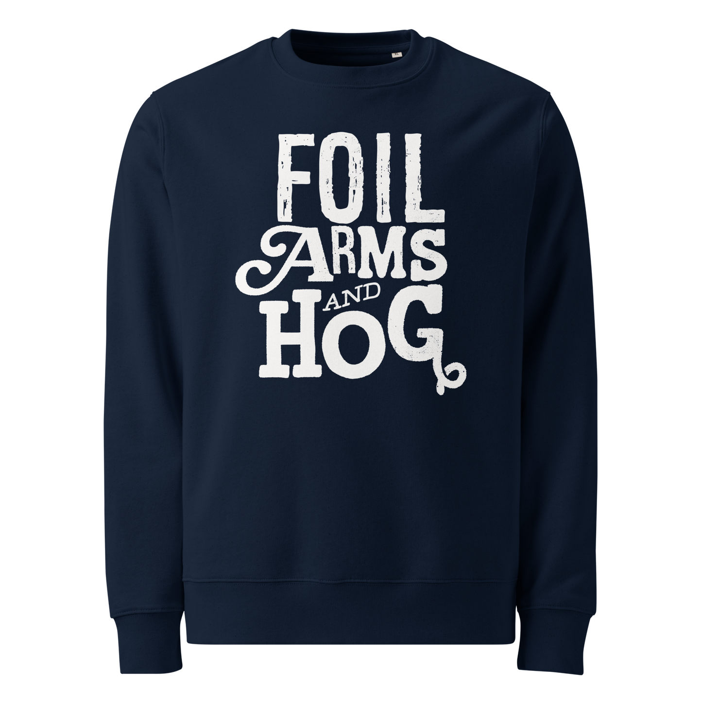 FOIL ARMS & HOG – New Title Logo front Jumper (Adults)