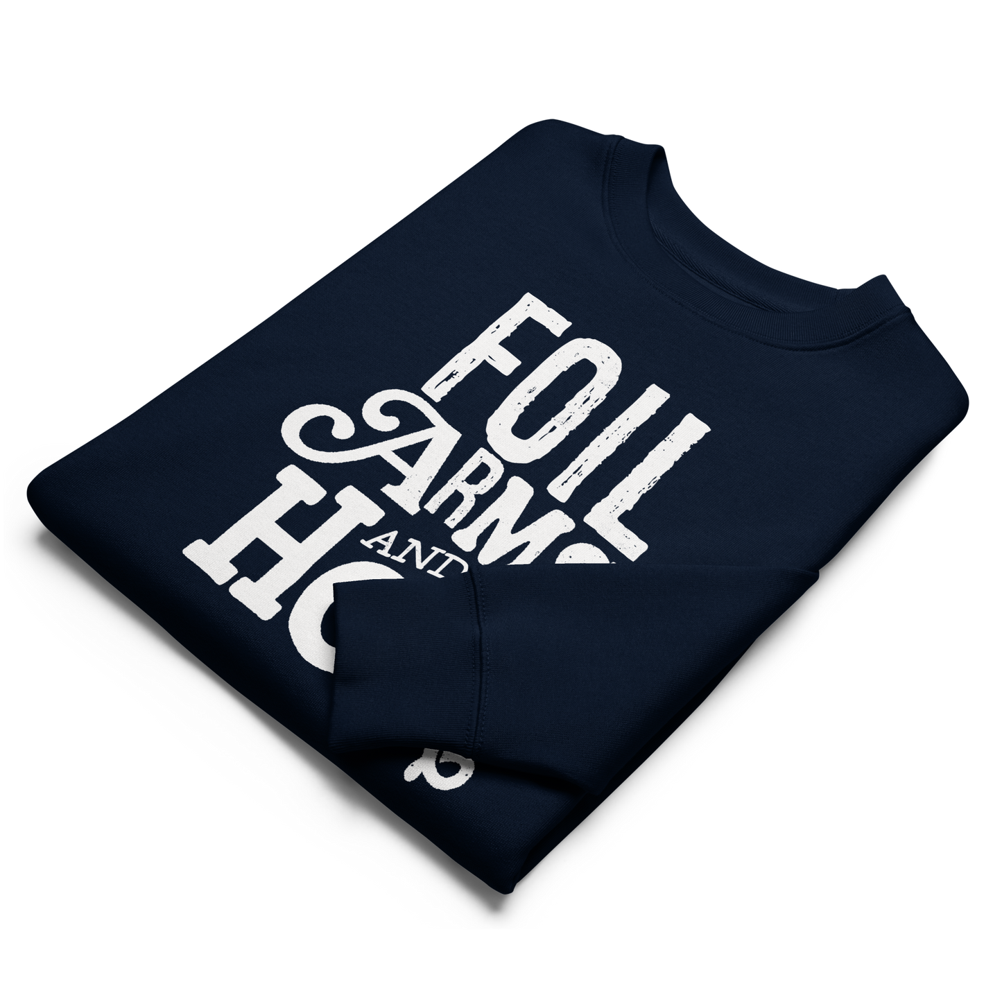 FOIL ARMS & HOG – New Title Logo front Jumper (Adults)