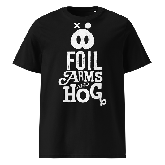 FOIL ARMS & HOG – New Logo front Tee (Adults)