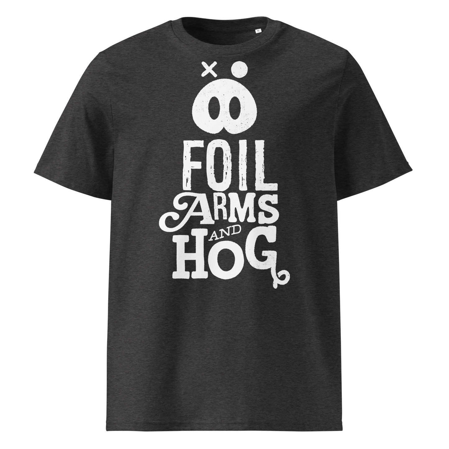 FOIL ARMS & HOG – New Logo front Tee (Adults)