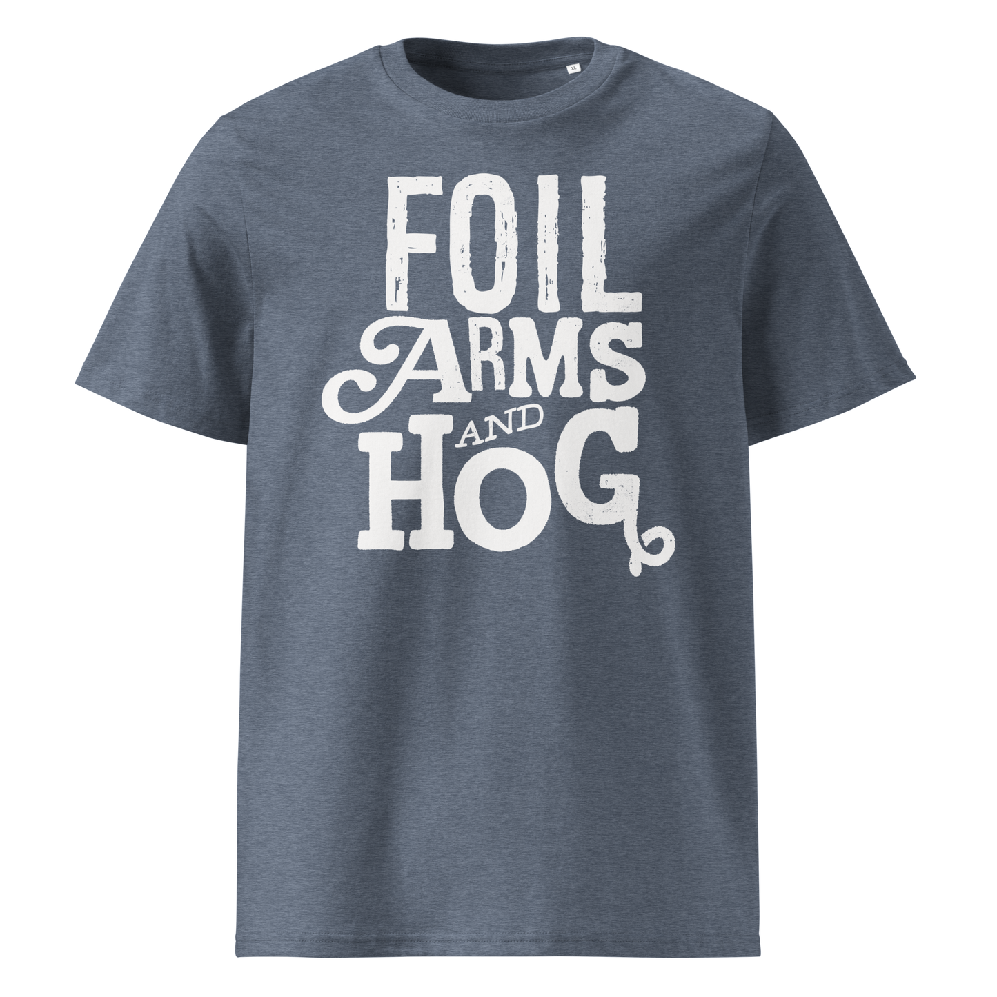 FOIL ARMS & HOG – New Title Logo front Tee (Adults)