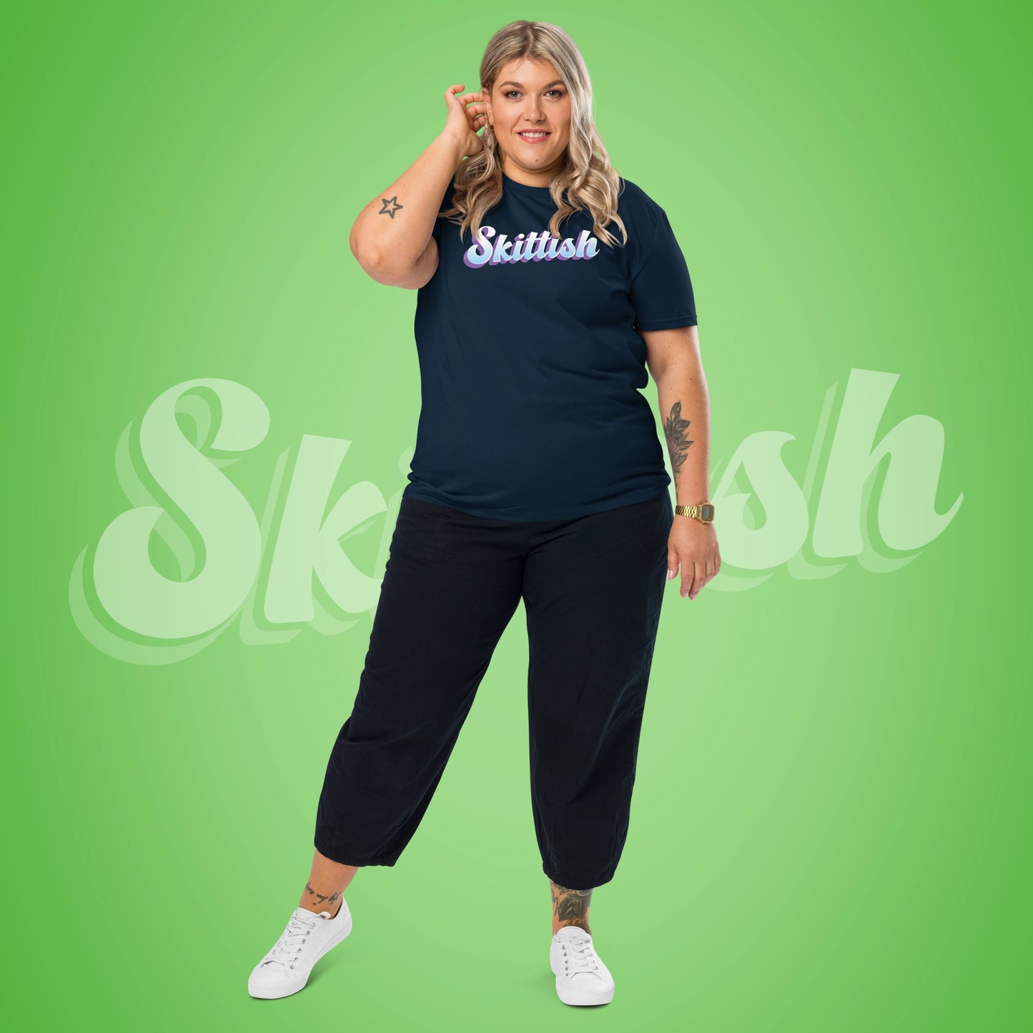 Skittish – Logo Tee (Adults)